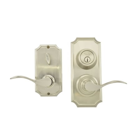 Weslock Unigard LH Bordeau INT Entry 2-3/8" Latch Round Corner stks SN L1501UNUNSL2D
